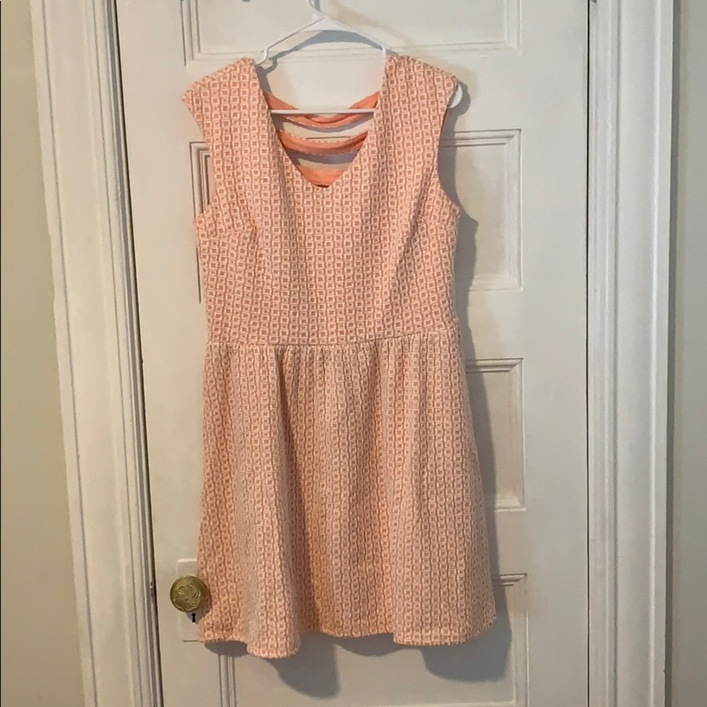 Peach dress